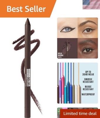 Sharpenable Maybelline TattooStudio Eyeliner - Intense Waterproof Color, 1 Count