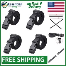 Wear-Resistant 78" Packing Straps with Buckle - Perfect for Luggage or Gifts