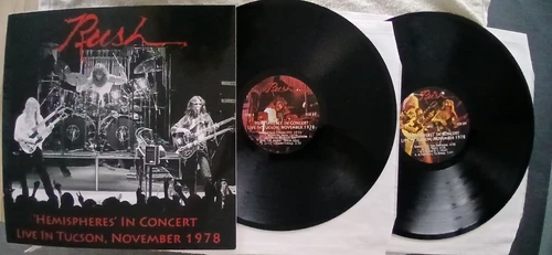 RUSH LIVE TUCSON, ARIZONA 20.11.78 2LP AMAZING QUALITY VINTAGE CONCERT, PEART
