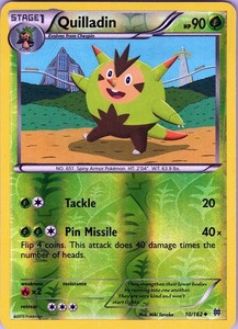 Quilladin 10/162 Uncommon - Pokemon TCG XY: BREAKthrough - Reverse Holo (NM)