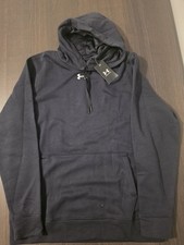 Under Armour Hustle Fleece Hoodie Black Men's Size Medium NWT