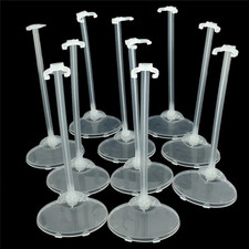 20PCS Transparent Doll Stand Set for 11 13" Dolls Display Holder Support Rack