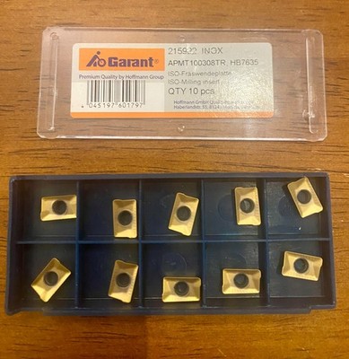 GARANT Carbide Inserts - APMT 100308TR HB7635 Qty. 10 - Brand New!