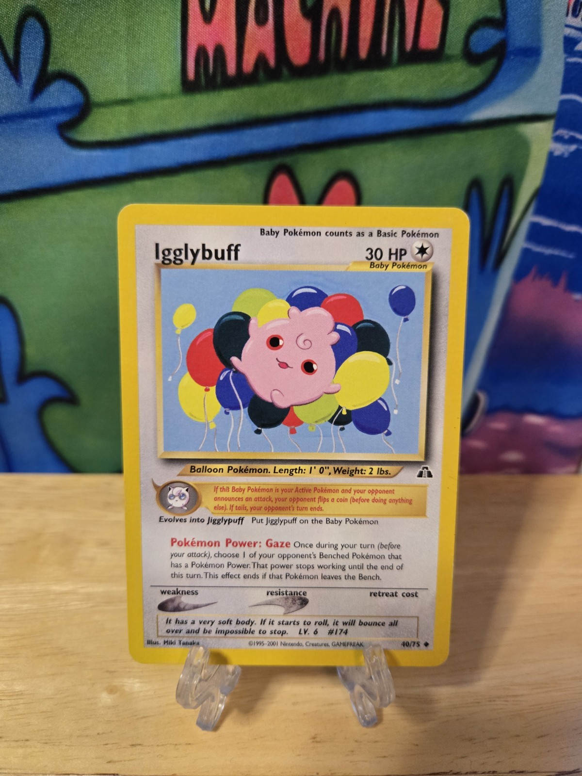 Igglybuff - Pokemon TCG Neo Discovery 40/75 Ships In A Sleeve And Top Loader 