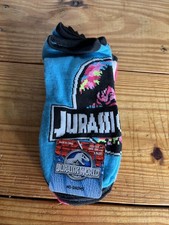 jurassic world Socks 5 Prs Sock Size 9-11 Shoe Size 4-10 No Show
