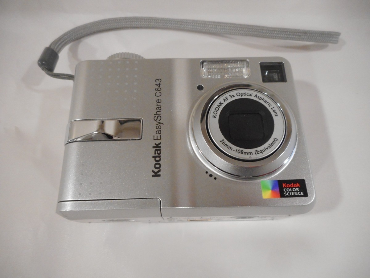 Kodak EasyShare C643 6.1MP Digital Camera - Silver for sale online