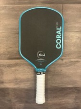 Six Zero 6.0 Coral 16mm Hybrid Pickleball paddle EXCELLENT CONDITION