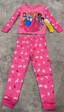 Disney Multi Princess 2pc Girl Long Sleeve PJ Cinderella Aurora Jasmine Pajamas
