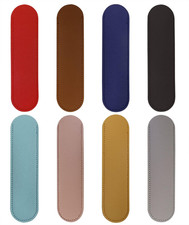 8PCS PU Leather Pencil Case Bag Single Pen Pouch Holder Small Pen Sleeve Prot...