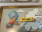 VINTAGE WRIGLEY'S JUICY FRUIT GUM TROLLEY AD PROFESSIONALLY FRAMED — photo 6