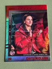 2025 Panini WNBA Caitlin Clark Chronicled INDIANA FEVER RED Holo Foil #58