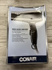 Conair 1875 Mid-Size Hair Dryer -2 Heat Speeds Model 303XN Black