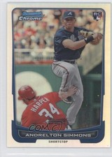2012 Bowman Chrome Refractor Andrelton Simmons #47 0u7