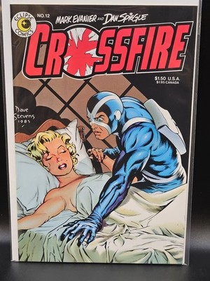 Crossfire #12, 1986, DAVE STEVENS MARILYN MONROE COVER / FREE SHIPPING 