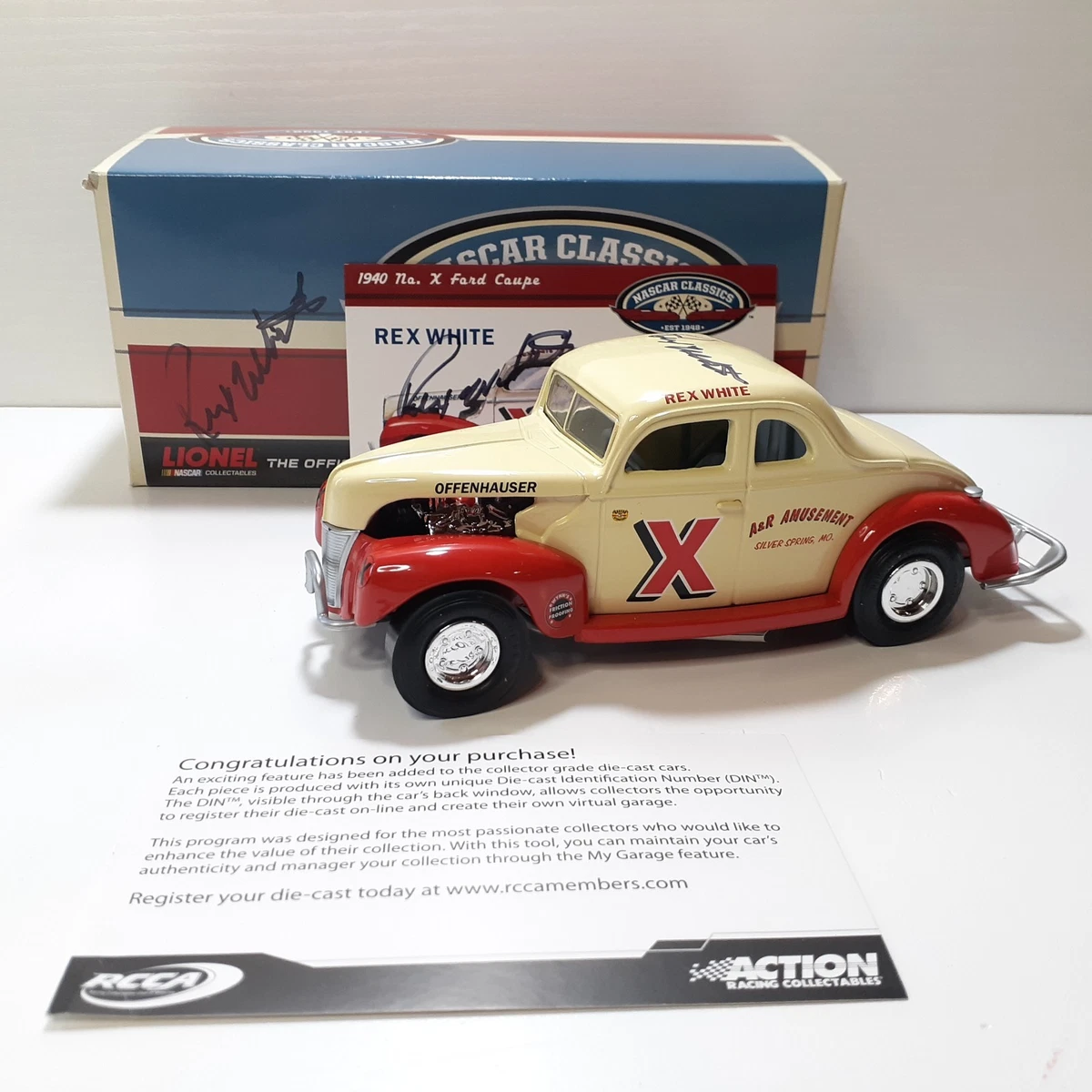 Lionel White 1:24 Diecast Racing Cars for sale | eBay