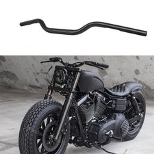 Black 1" 25mm Motorcycle Handlebar Drag Bars For Harley Davidson Bobber Chopper
