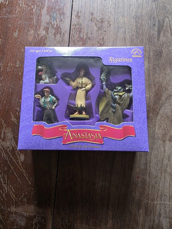 1997 Anastasia Figurine Set Produced By Applause New In Sealed Box