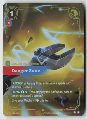 Danger Zone Foil SFD 182/221 NM