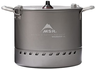 MSR WindBurner 4.5 Liter Nonstick Camping and Backpacking Stock Pot Gray NEW