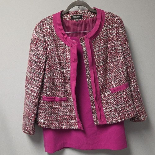 John Myer Vintage  Suite Tweed Blazer With Skirt