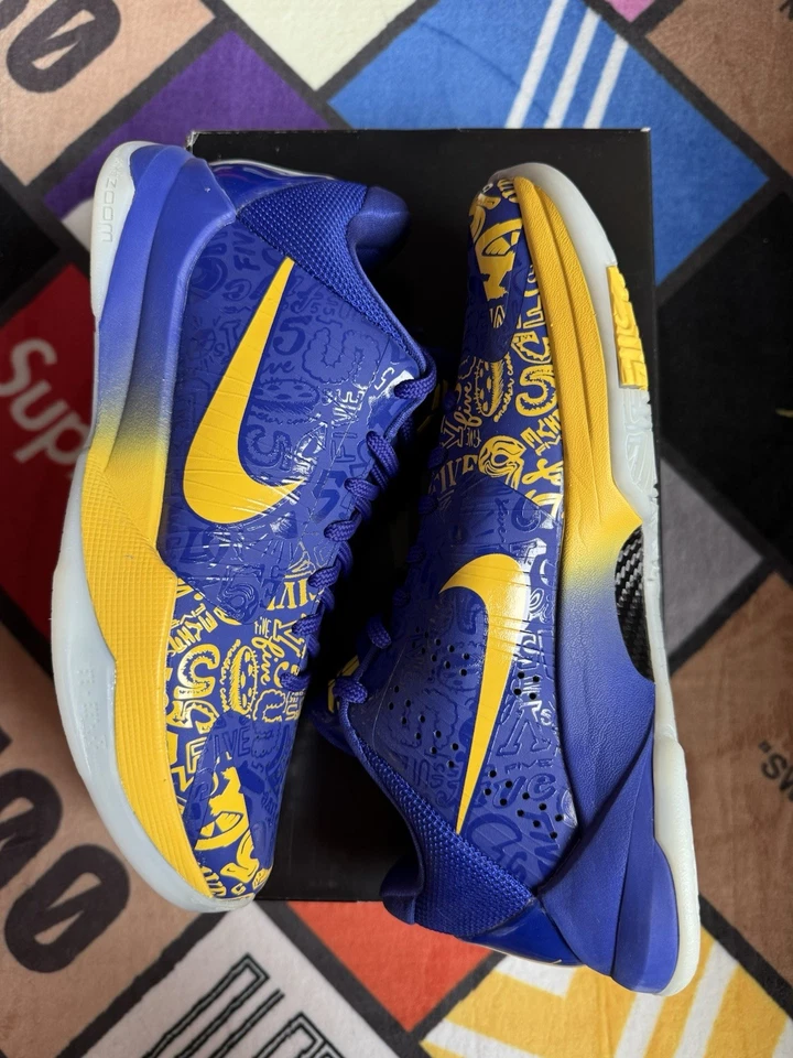 Size 7 mens - Nike Zoom Kobe 5 Protro 2020 5 Rings - Image 4 of 4