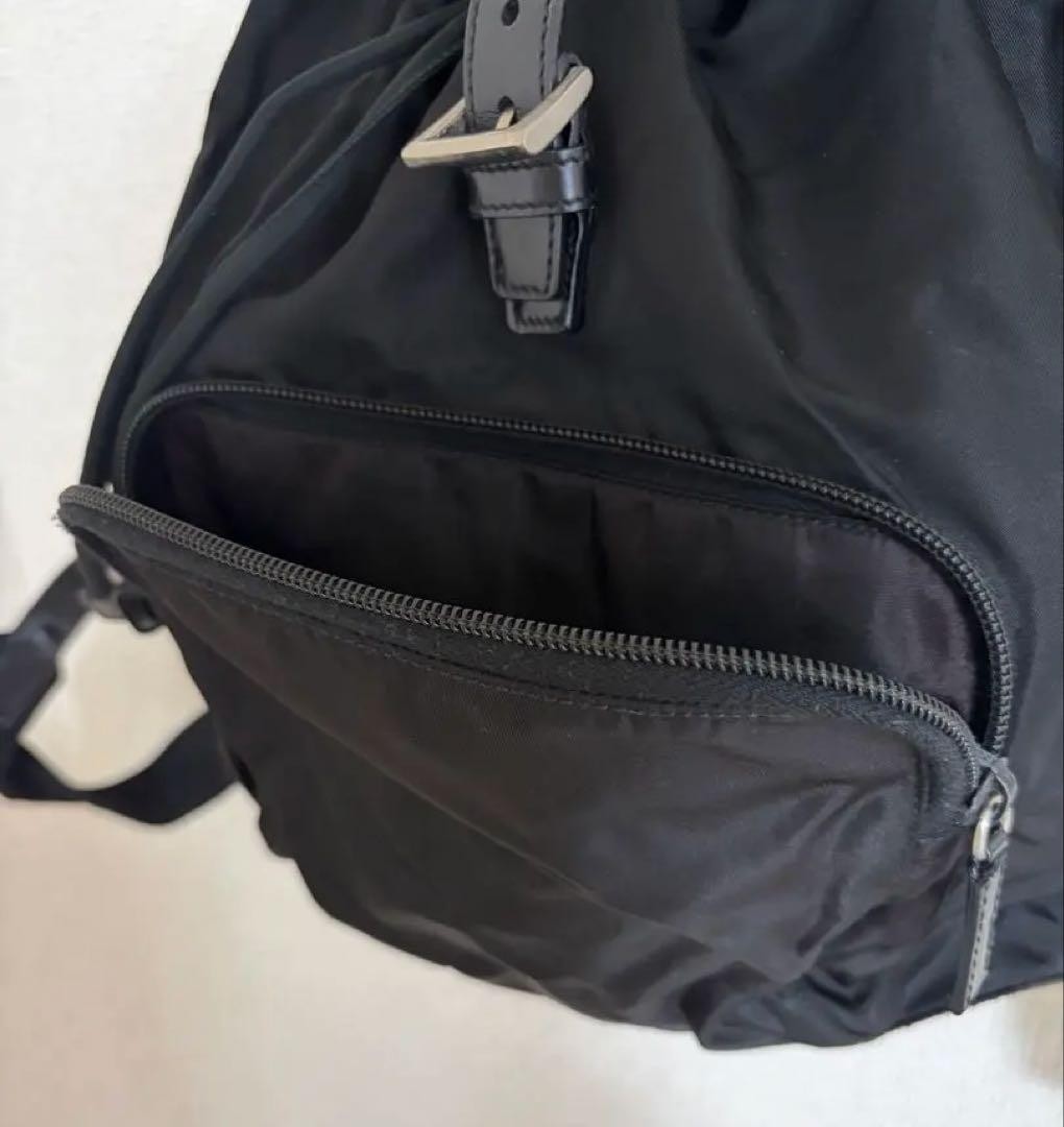 Prada Triangle Plate Nylon Mini Backpack - image 4