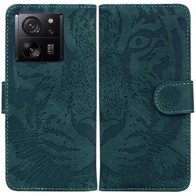 Ultra Tiger Green Leder Case für Xiaomi 13T / 13T Pro / Redmi K60