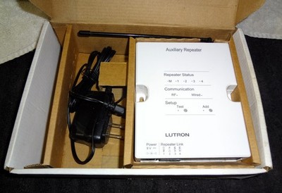 Lutron RR-AUX-REP-WH Wireless Decorator Switch White On/Off 120-240V FREE SHIPIN