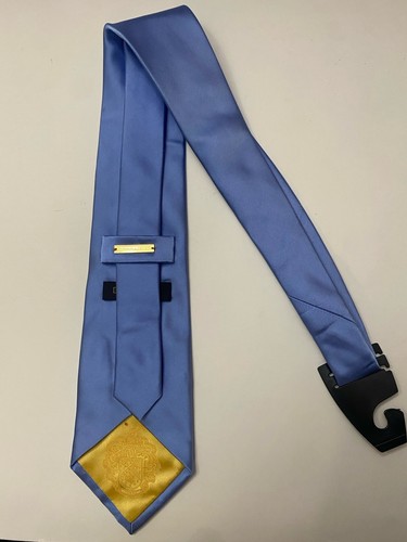 Donald Trump Signature Collection Gold Bar Tie Silk 100% Baby Blue Long 58" - 第 1/6 張圖片