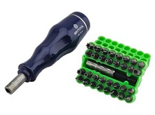 Britool 30 mm Schraubendreher Bit-Schraubendreher + 33-teiliges Bit-Set