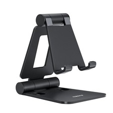 Dual Folding Cell Phone Stand, Fully Adjustable Foldable Desktop Phone Holder...