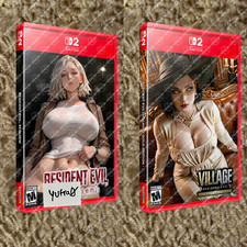 Resident Evil Series CUSTOM D. SIDED COVER ART & CASE ONLY