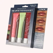 Juliette & Co.The Lip Butter Balm Set 3 Pack Candy Mint Cherry Vegan Crueltyfree