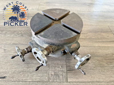 Vintage Craftsman 8'' Horizontal X & Y Axis Cross Slide Rotary Table