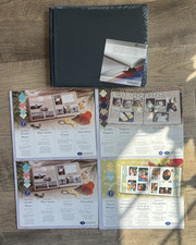 Creative Memories 12 x 10 Scrapbook Album w/ 4 Packs Printed Photo Mounting Pape
