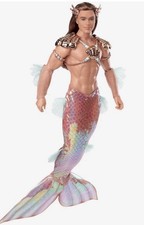 NIB Barbie Signature King Ocean Ken Merman Doll 2021 Platinum Label GTJ97 NRFB