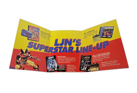 WWF WRESTLEMANIA: STEEL CAGE CHALLENGE Nintendo NES Folded 15&times;11 INCH POSTER