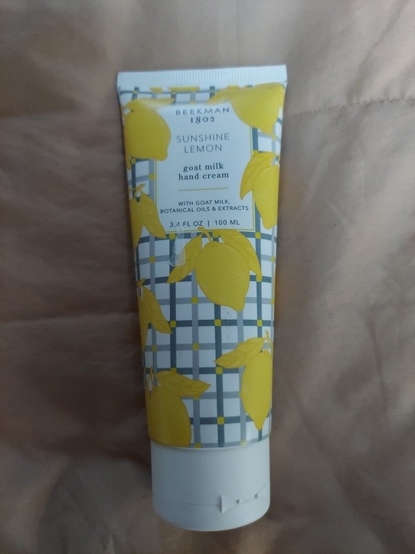 Beekman 1802 Sunshine Lemon Goat Milk Hand Cream - 3.4 fl oz - New - Sealed