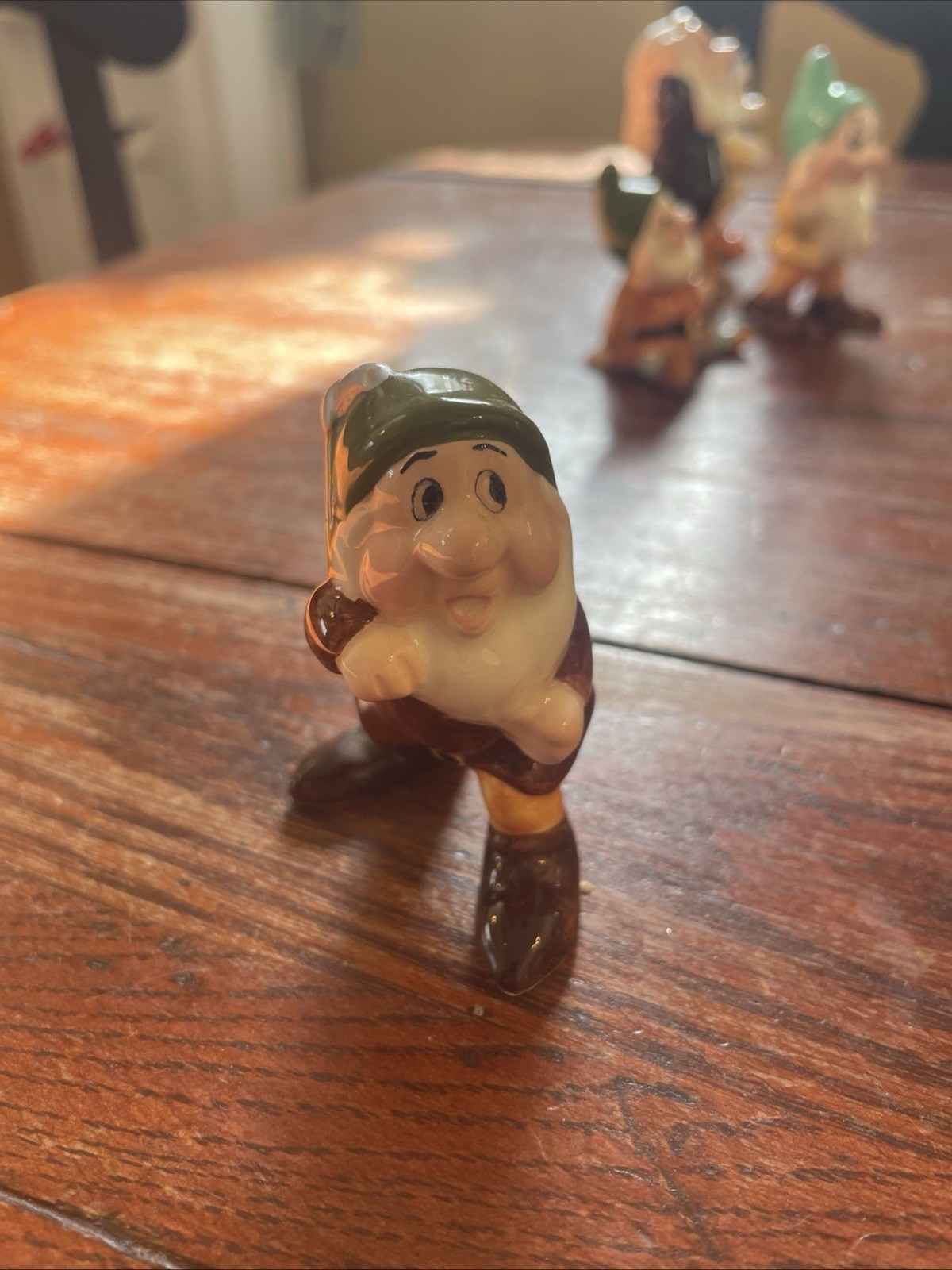 Disney Porcelain  Character Sneezy 3” Malaysia Snow White Seven Dwarves 