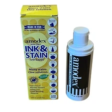 NON-TOXIC Amodex Ink and Stain Remover Cleans Marker Ink Crayon Pen Makeup USA