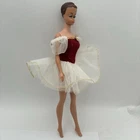 Vintage Mattel Fashion Queen Barbie 1960s With Red Ballet Dress