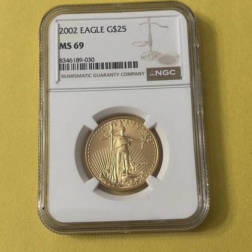 2002 American Gold Eagle 1/2 oz — photo from the most recent tracked eBay sale