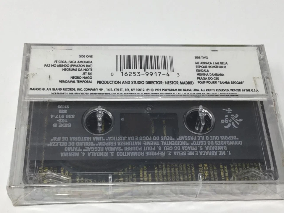 New Sealed Margareth Menezes Kindala Music Cassette Tape - Image 3 of 4