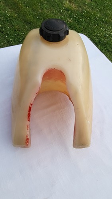 #ad Honda? vintage? original? 4 Wheeler? atc? atv? Unknown red plastic gas tank $150.00