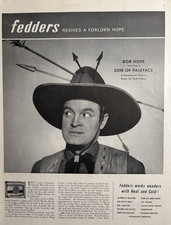 1952 Fedders Air conditioning Appliances Bob Hope Heat Cold Vintage Print Ad