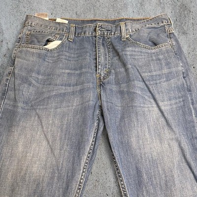 Levi's 527 Men's Straight Fit Light Blue Denim Jeans 36x22 100% Cotton