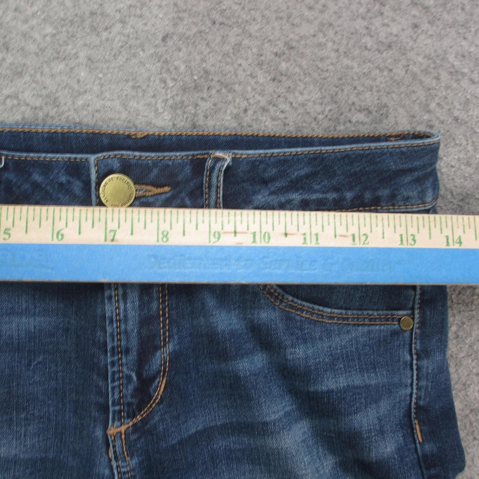 Articles of Society Jeans Womens 25 Blue Skinny Stretch Denim Mid Rise Zip Fly - Image 3 of 4
