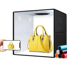 16in LED Photo Studio Light Box Portable Folding Photography Shooting Tent Kit  