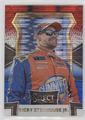 2017 Select Grandstand Red White & Blue Pulsar Prizm /299 Ricky Stenhouse Jr fm0