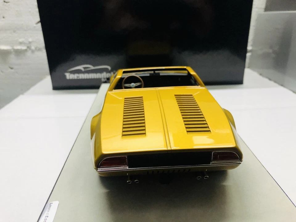 De Tomaso Mangusta Spyder 1966 Metallic Gold Tecnomodel 1/18 - Immagine 4 di 4